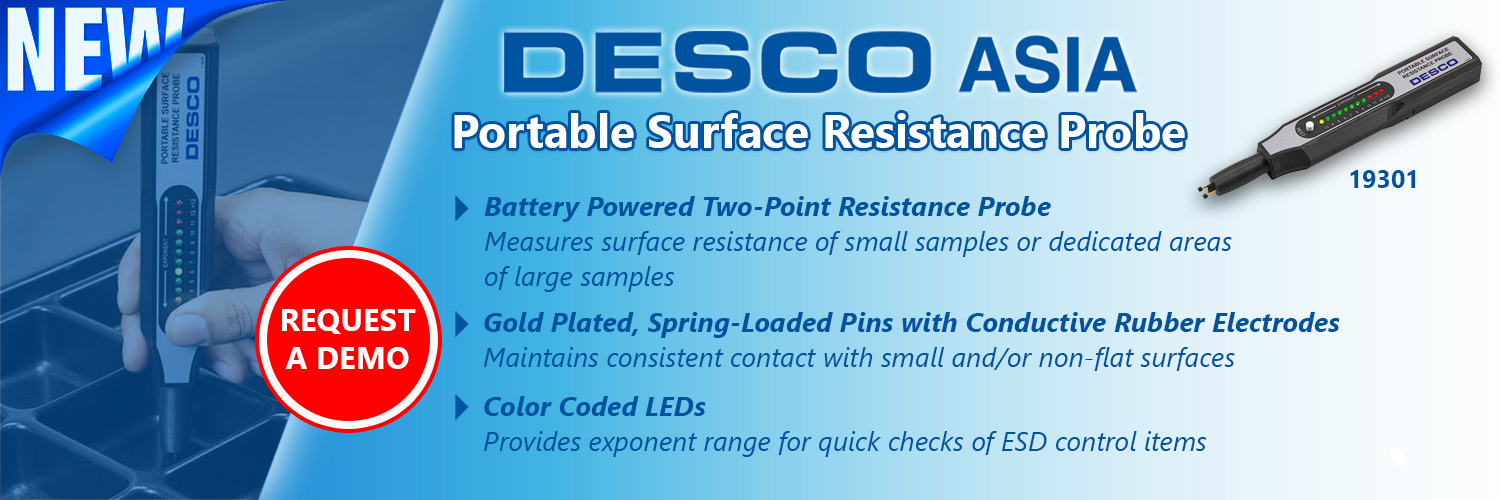Desco Asia - Portable Surface Resistance Probe