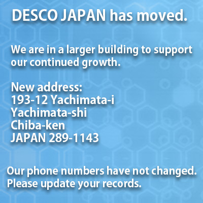 Desco Asia Japan New Location